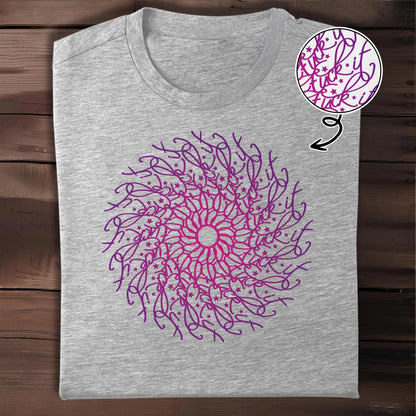 Elegant Mandala Design With Intricate Patterns - Personalized Custom Unisex T-shirt, Hoodie - FAM361_WBAS
