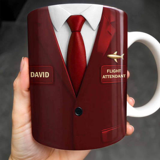 Flight Attendant Style Professional Suit Mug