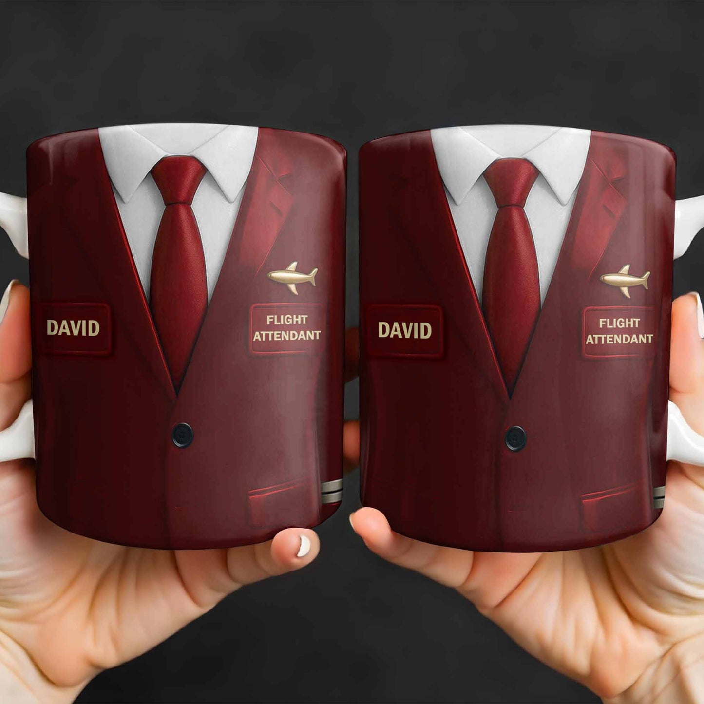 Flight Attendant Style Professional Suit Mug