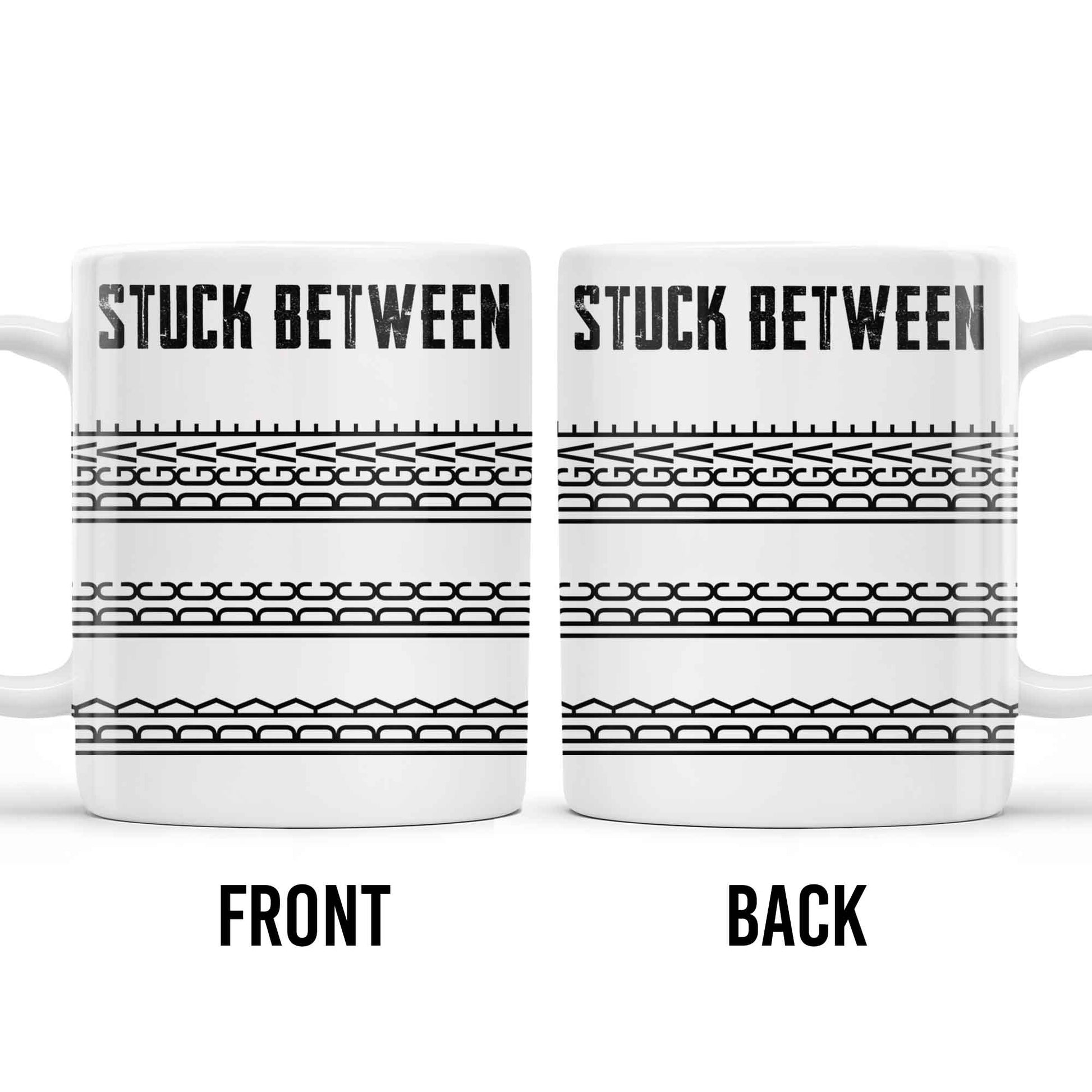 Stuck Between With Chain Link Patterns