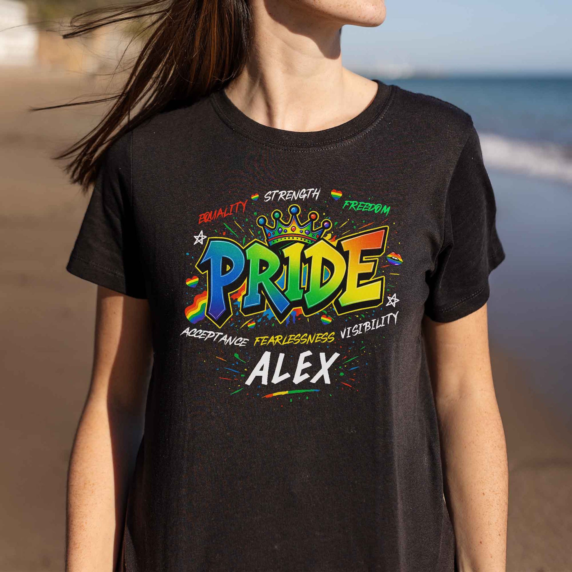 Equality Strength Freedom Pride Acceptance Fearlessness Visibility