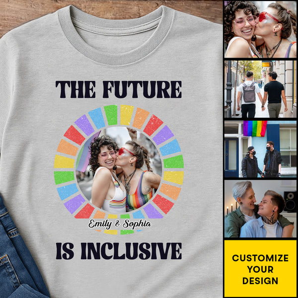 The Future Is Inclusive Rainbow Couple Design