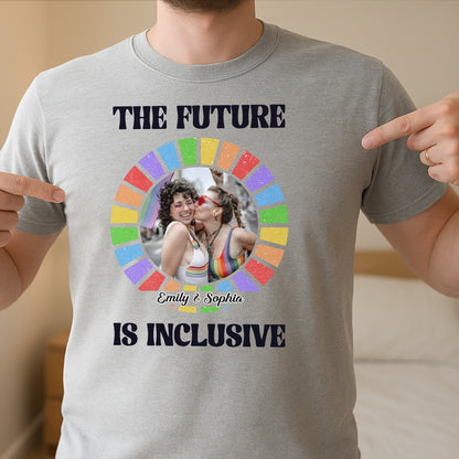 The Future Is Inclusive Rainbow Couple Design