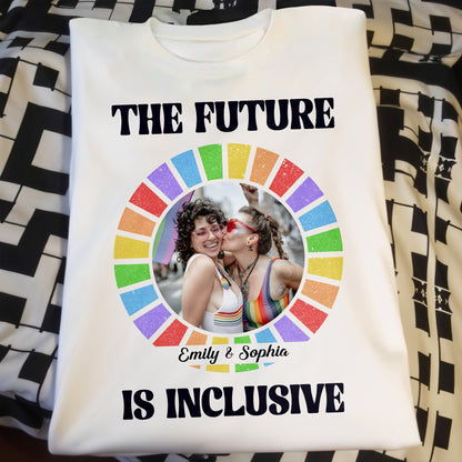 The Future Is Inclusive Rainbow Couple Design