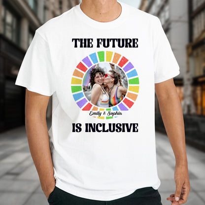 The Future Is Inclusive Rainbow Couple Design