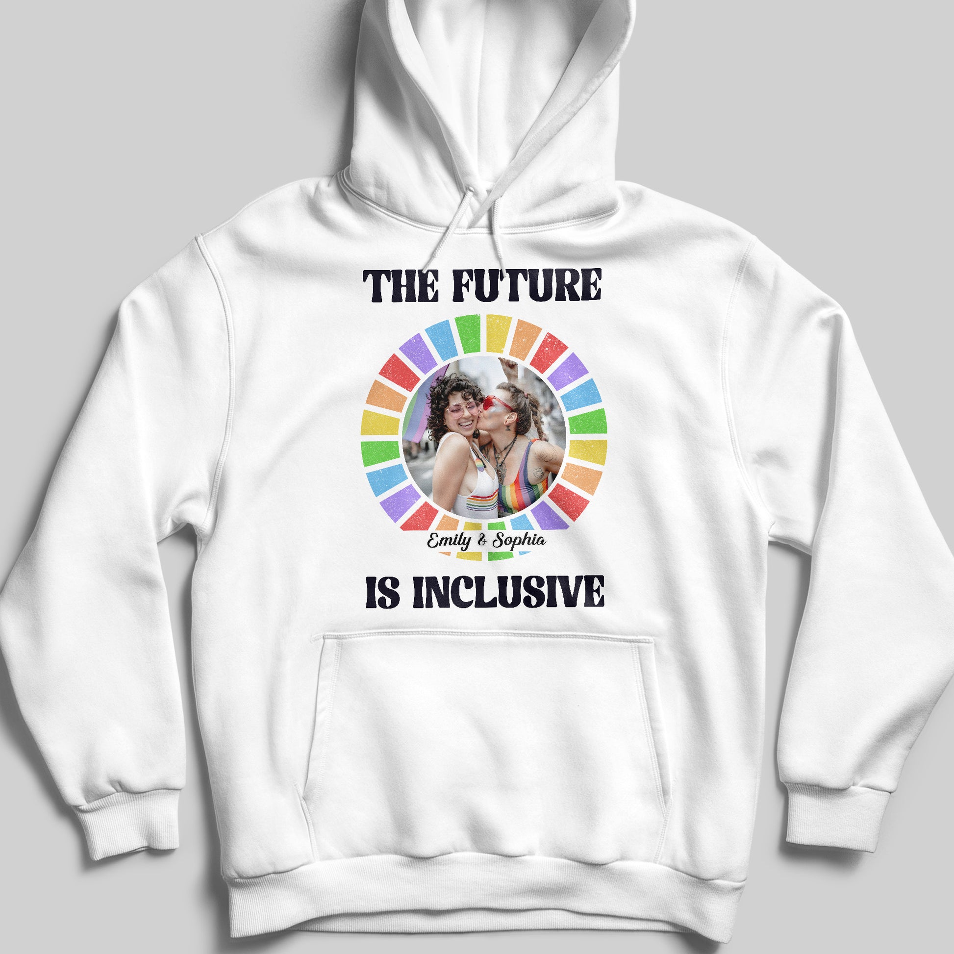 The Future Is Inclusive Rainbow Couple Design