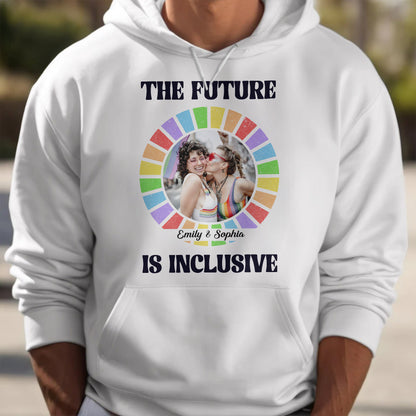 The Future Is Inclusive Rainbow Couple Design