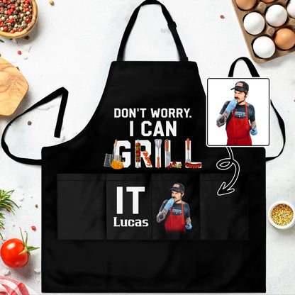 Don't Worry I Can Grill It, Featuring BBQ Tools And Foods