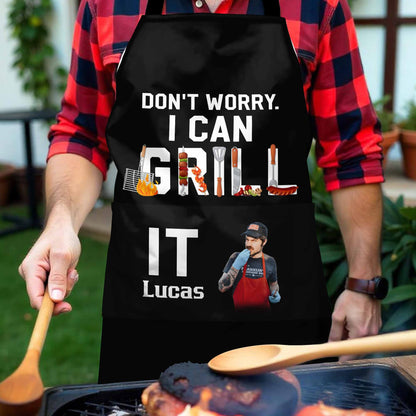 Don't Worry I Can Grill It, Featuring BBQ Tools And Foods