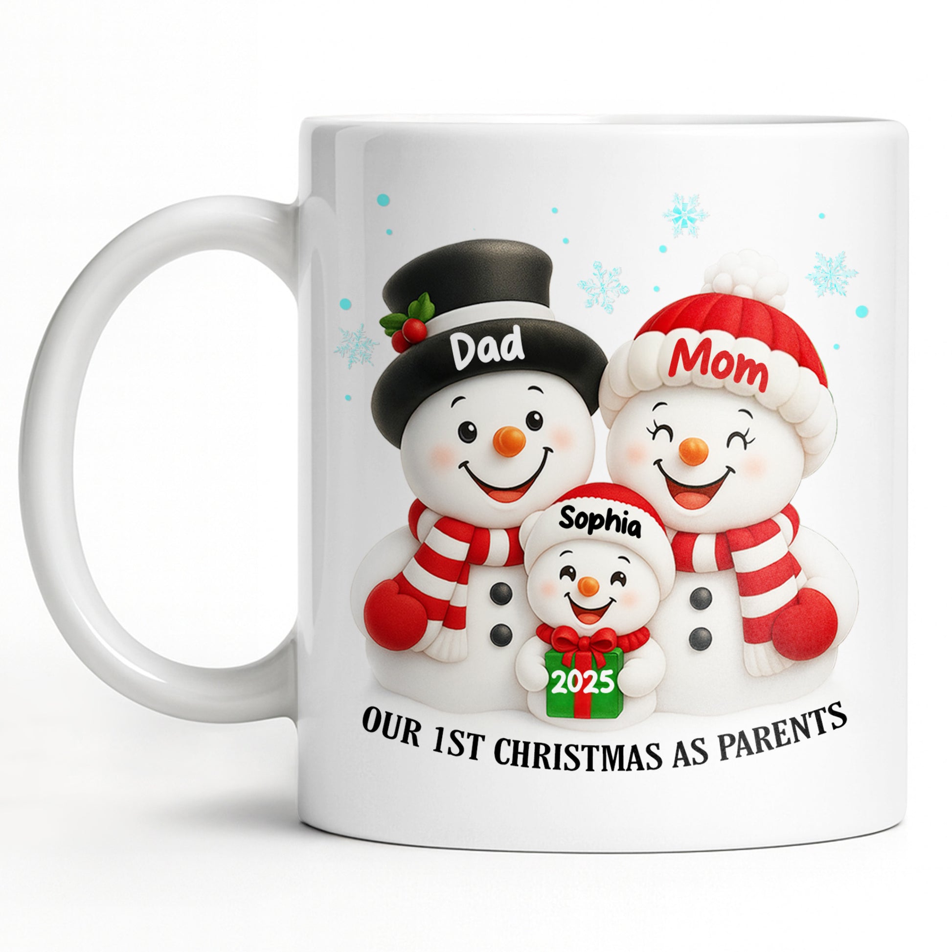 Our 1st Christmas As Parents Snowmen Family