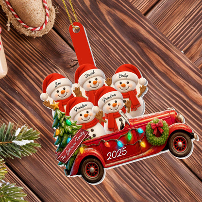 To The Family, Santa Hats And Vintage Car