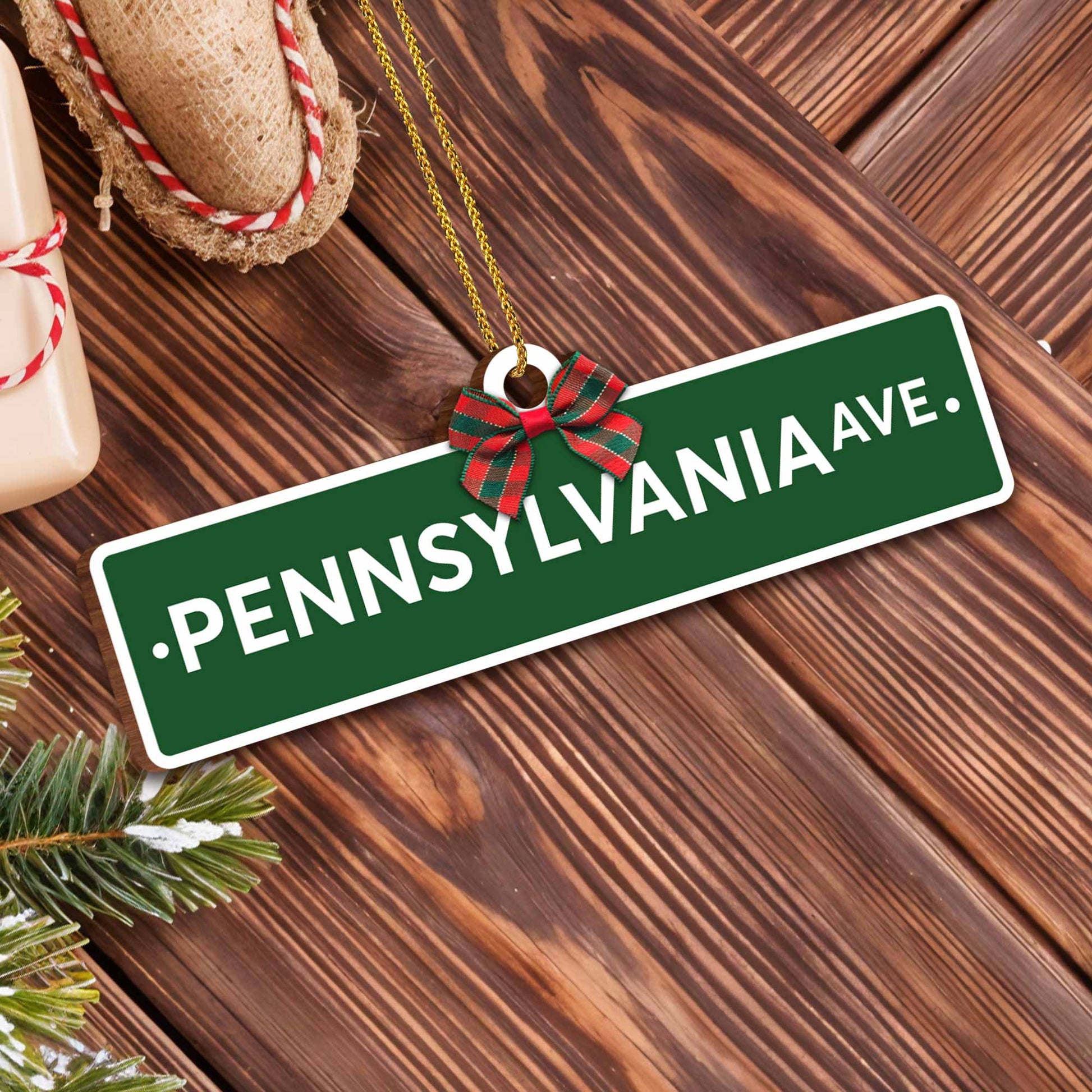 Celebrate Your Special Place With Pennsylvania Ave Ornament