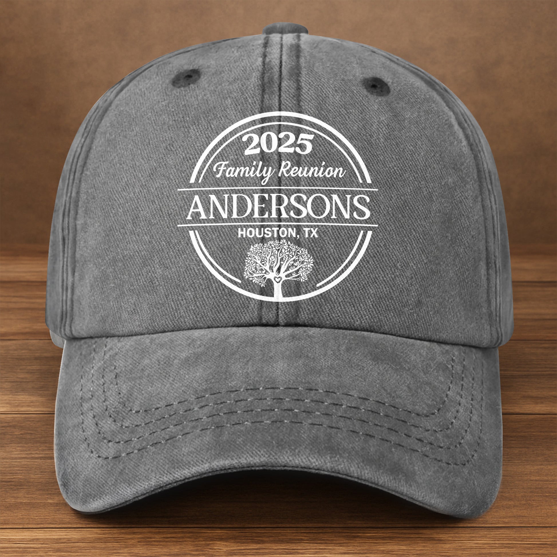 Family Reunion Customizable Family Tree Cap