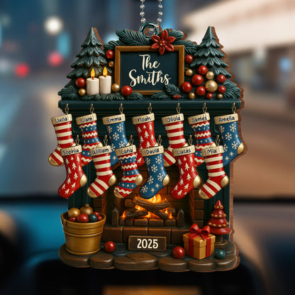Cherish Your Family Traditions With Christmas Stockings And Fireplace