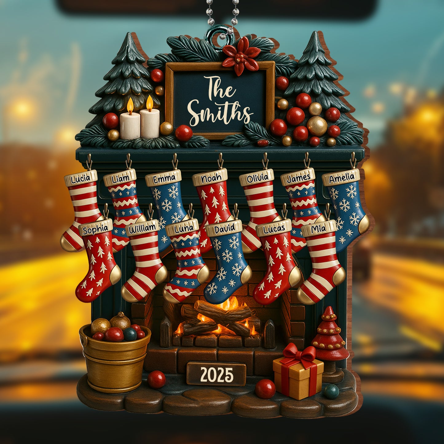 Cherish Your Family Traditions With Christmas Stockings And Fireplace