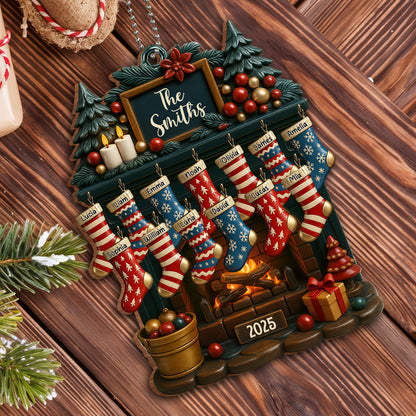 Cherish Your Family Traditions With Christmas Stockings And Fireplace