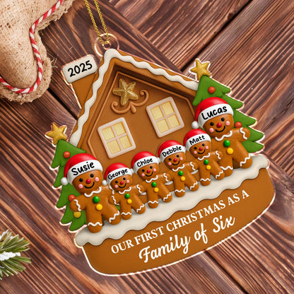 Our First Christmas As A Family Of Six, Gingerbread House