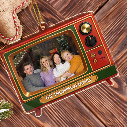The Thompson Family Television Set Ornament