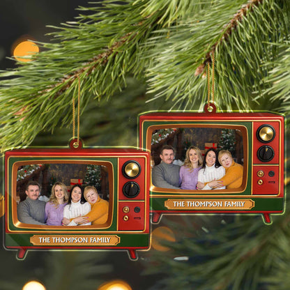 The Thompson Family Television Set Ornament