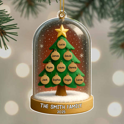 Create A Personalized Family Christmas Tree Ornament