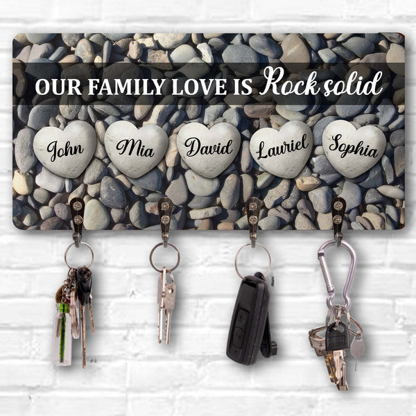 Our Family Love Is Rock Solid, Hearts on Stones