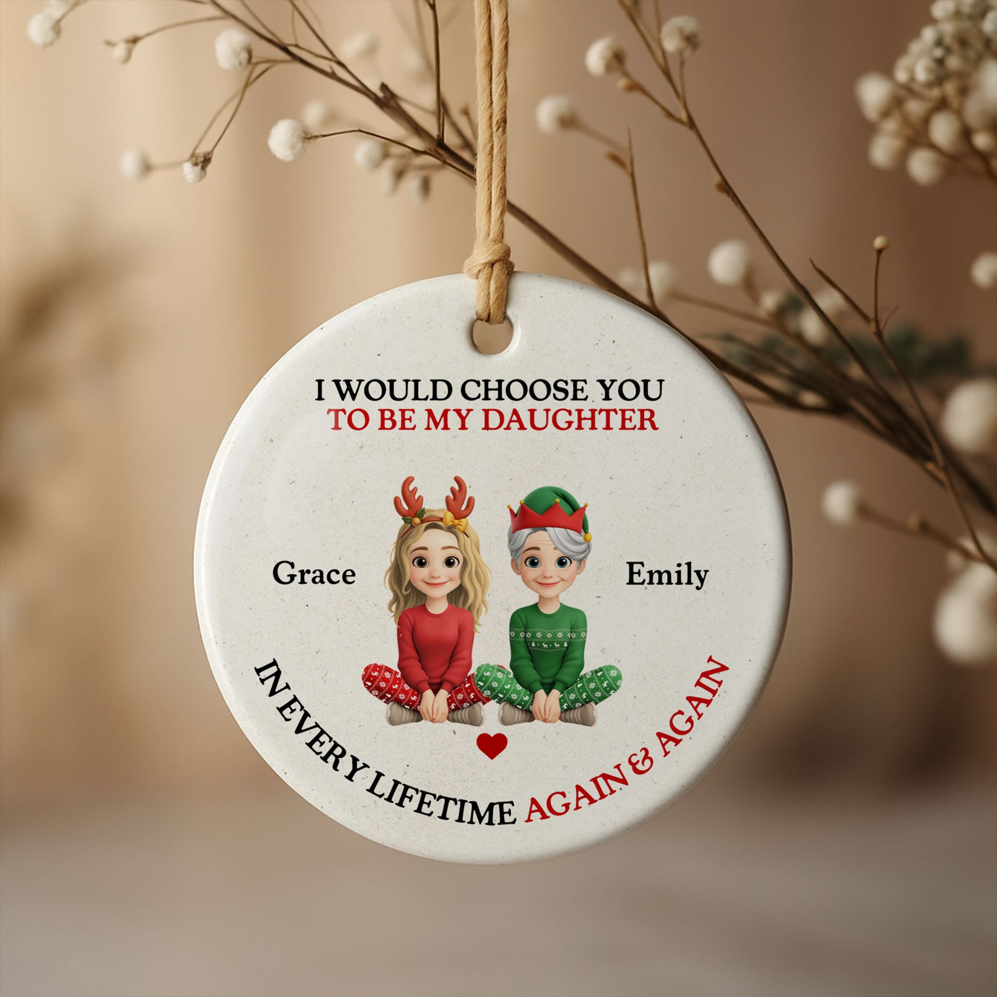 I Would Choose You To Be My Daughter, Christmas Outfits