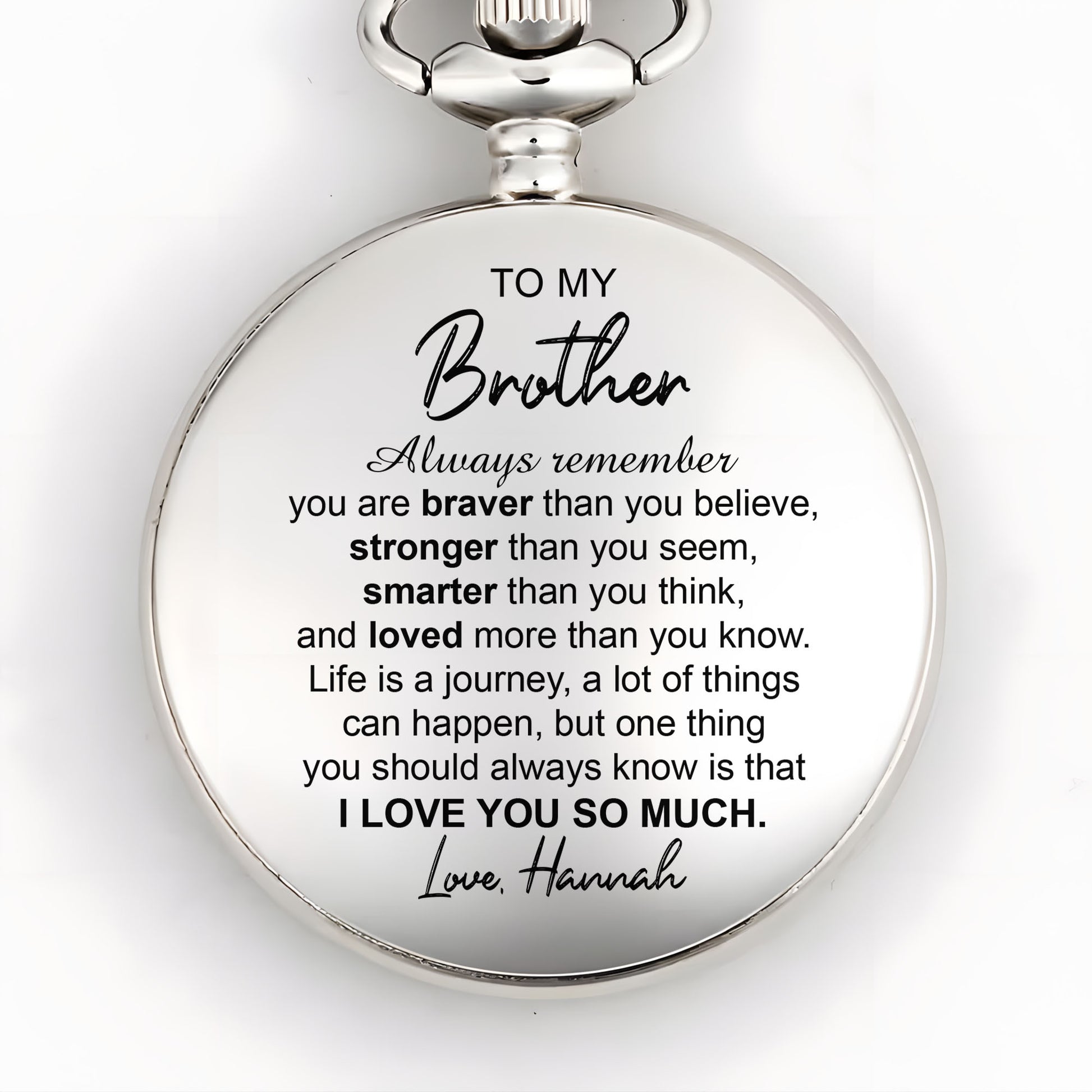 To My Brother, Always Remember You Are Braver