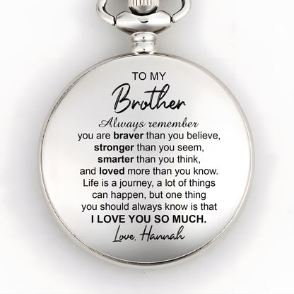 To My Brother, Always Remember You Are Braver