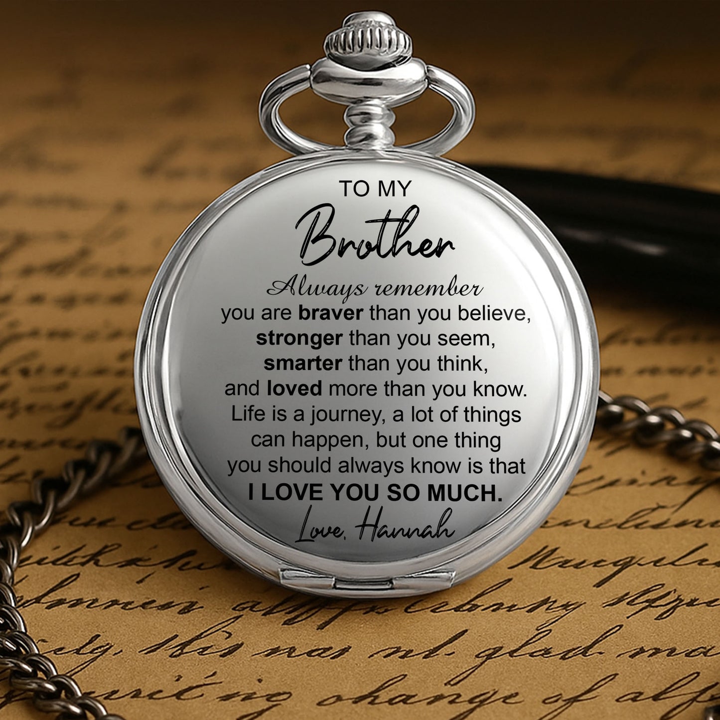 To My Brother, Always Remember You Are Braver