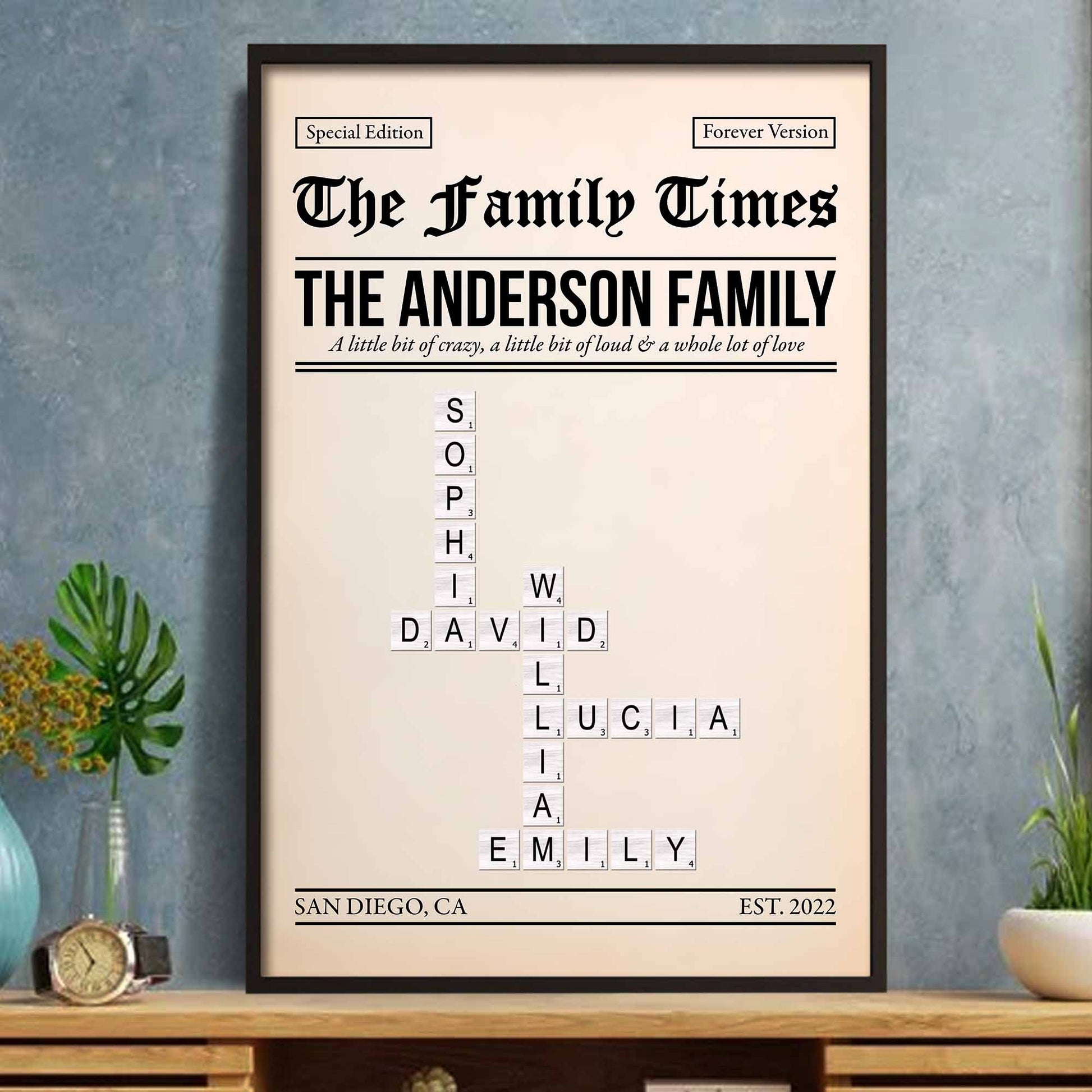 A Little Bit Of Crazy, A Whole Lot Of Love Family Poster