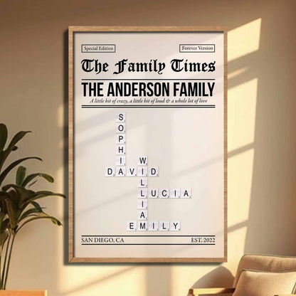 A Little Bit Of Crazy, A Whole Lot Of Love Family Poster