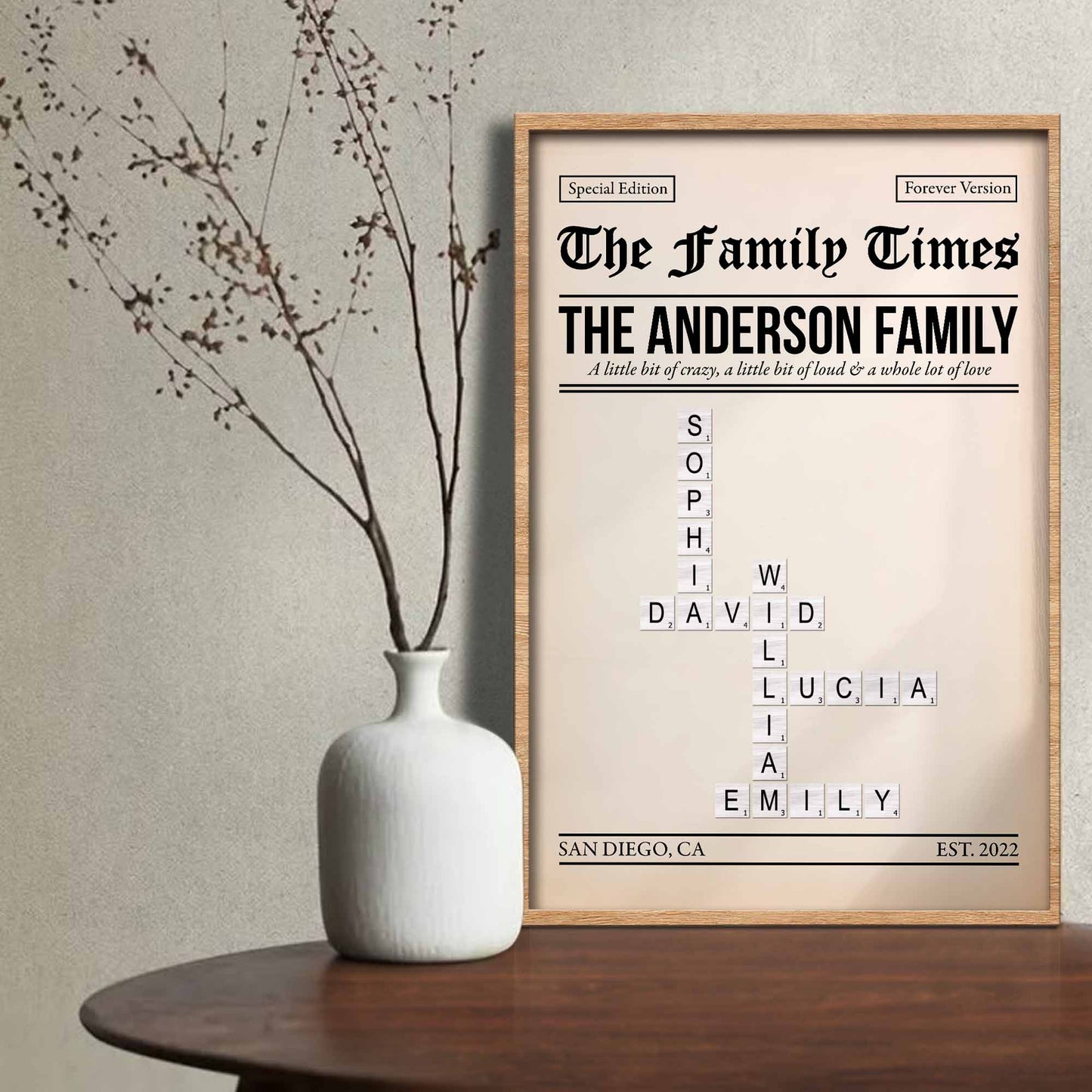 A Little Bit Of Crazy, A Whole Lot Of Love Family Poster