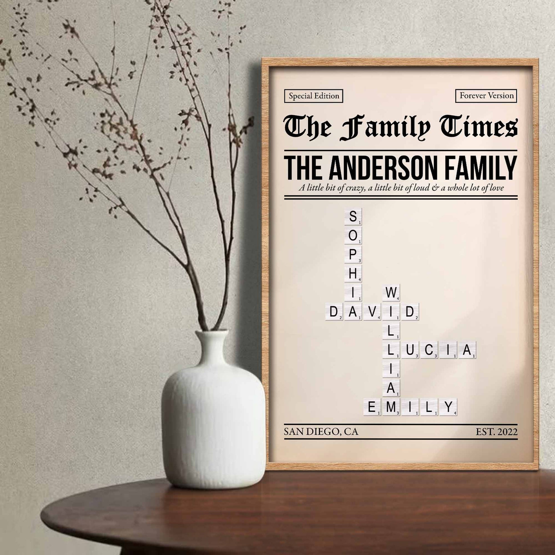 A Little Bit Of Crazy, A Whole Lot Of Love Family Poster