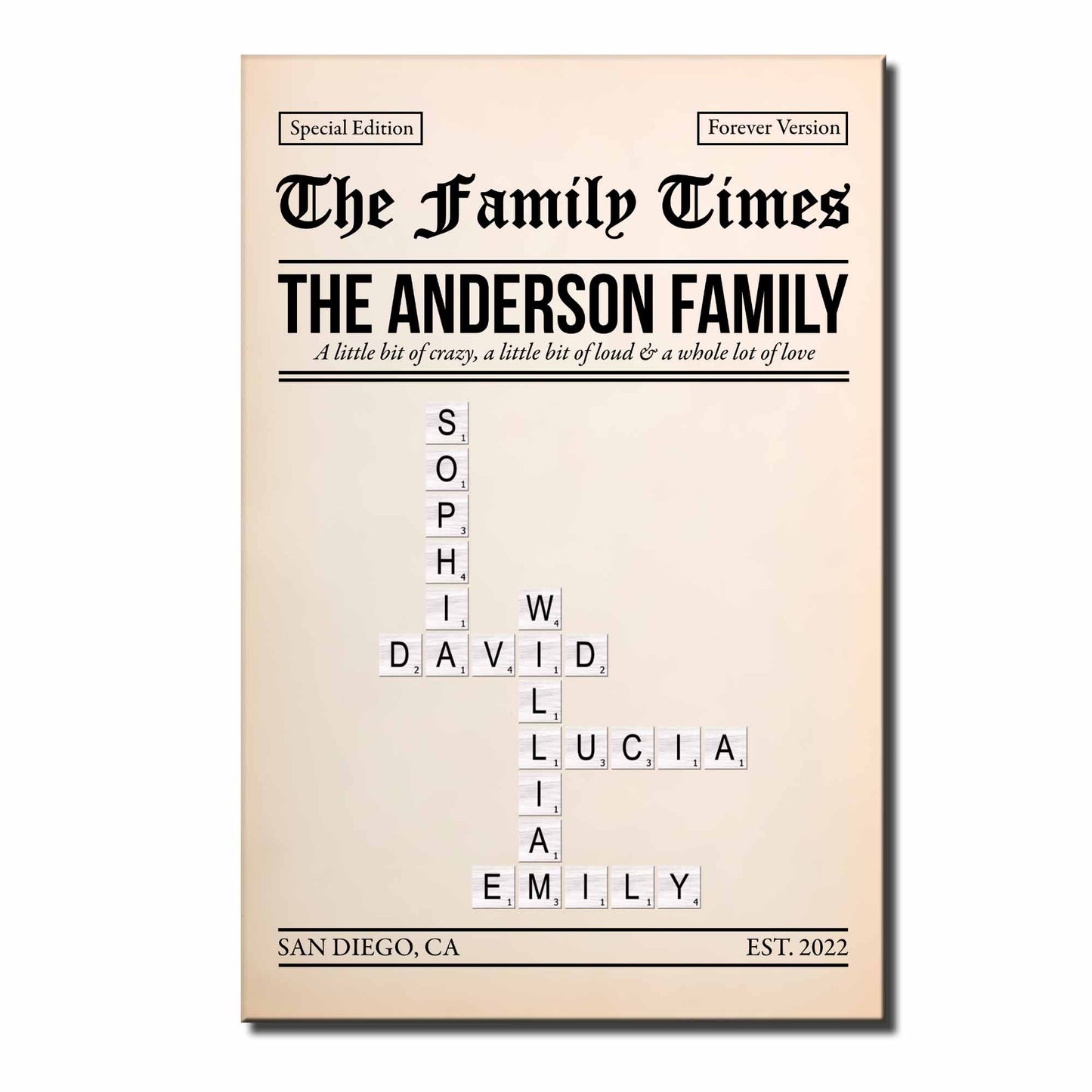 A Little Bit Of Crazy, A Whole Lot Of Love Family Poster