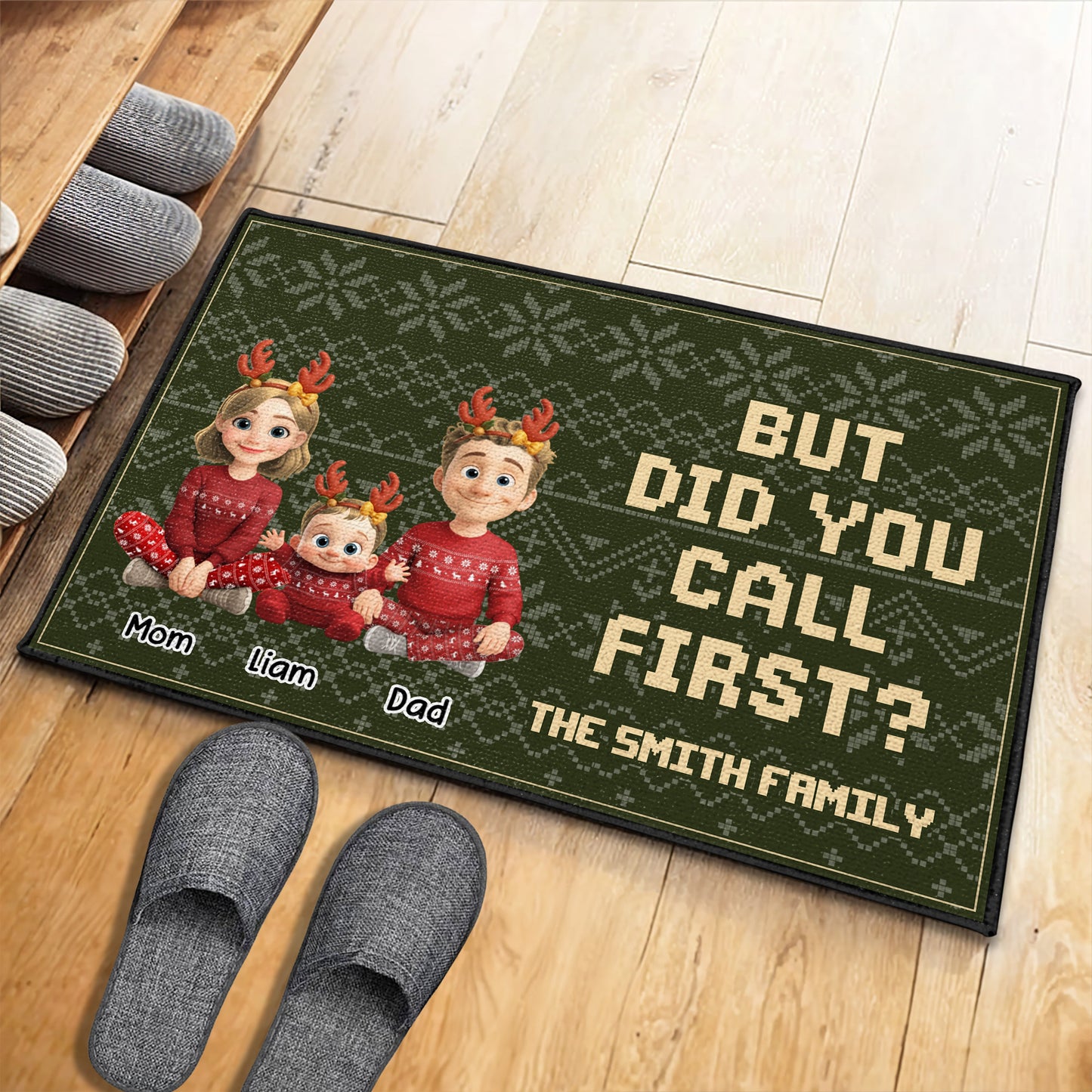 But Did You Call First With Family In Christmas Sweaters