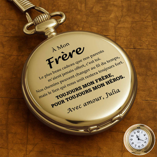 A Mon Frère, Elegant Pocket Watch
