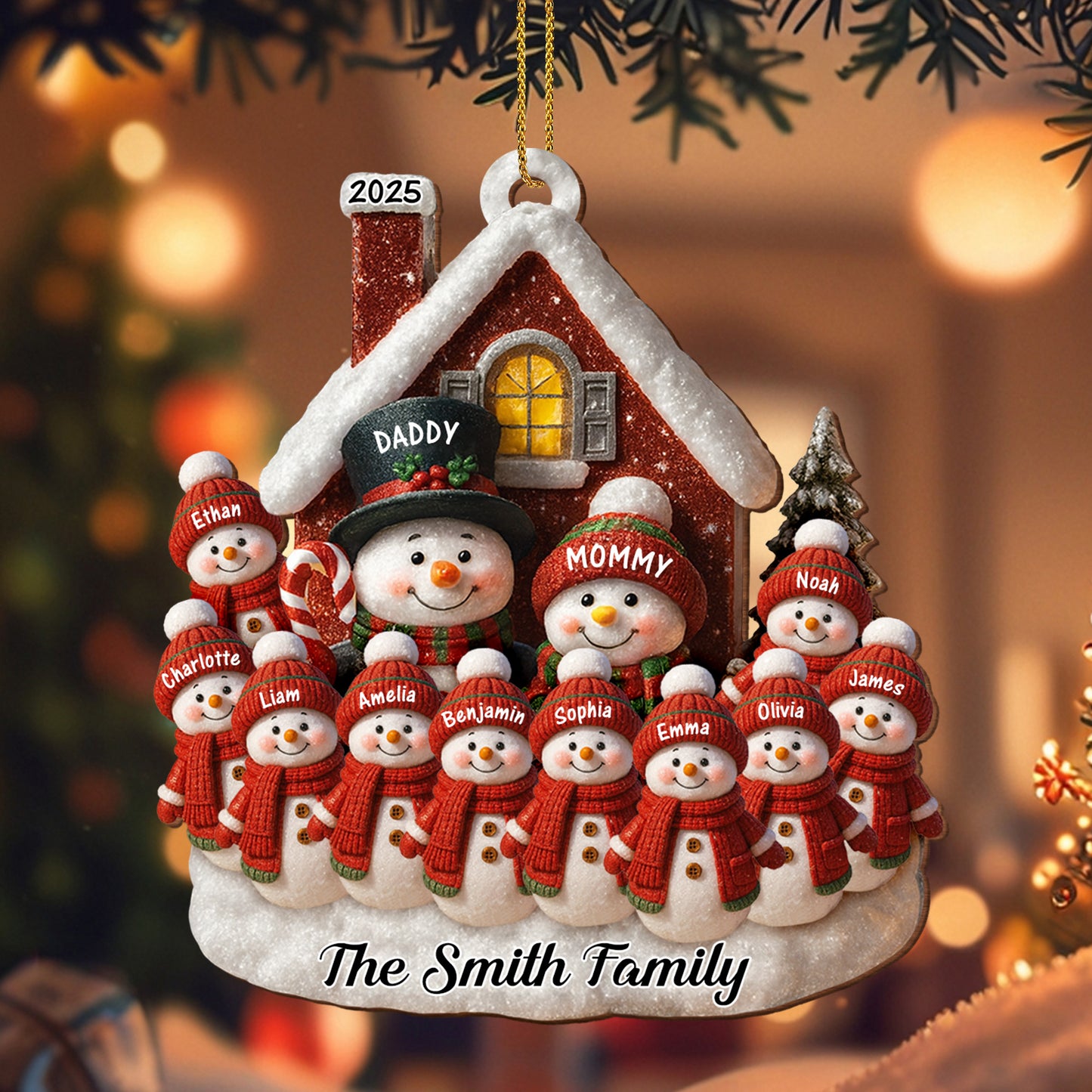 Personalize Your Family's Holiday Spirit With Snowmen
