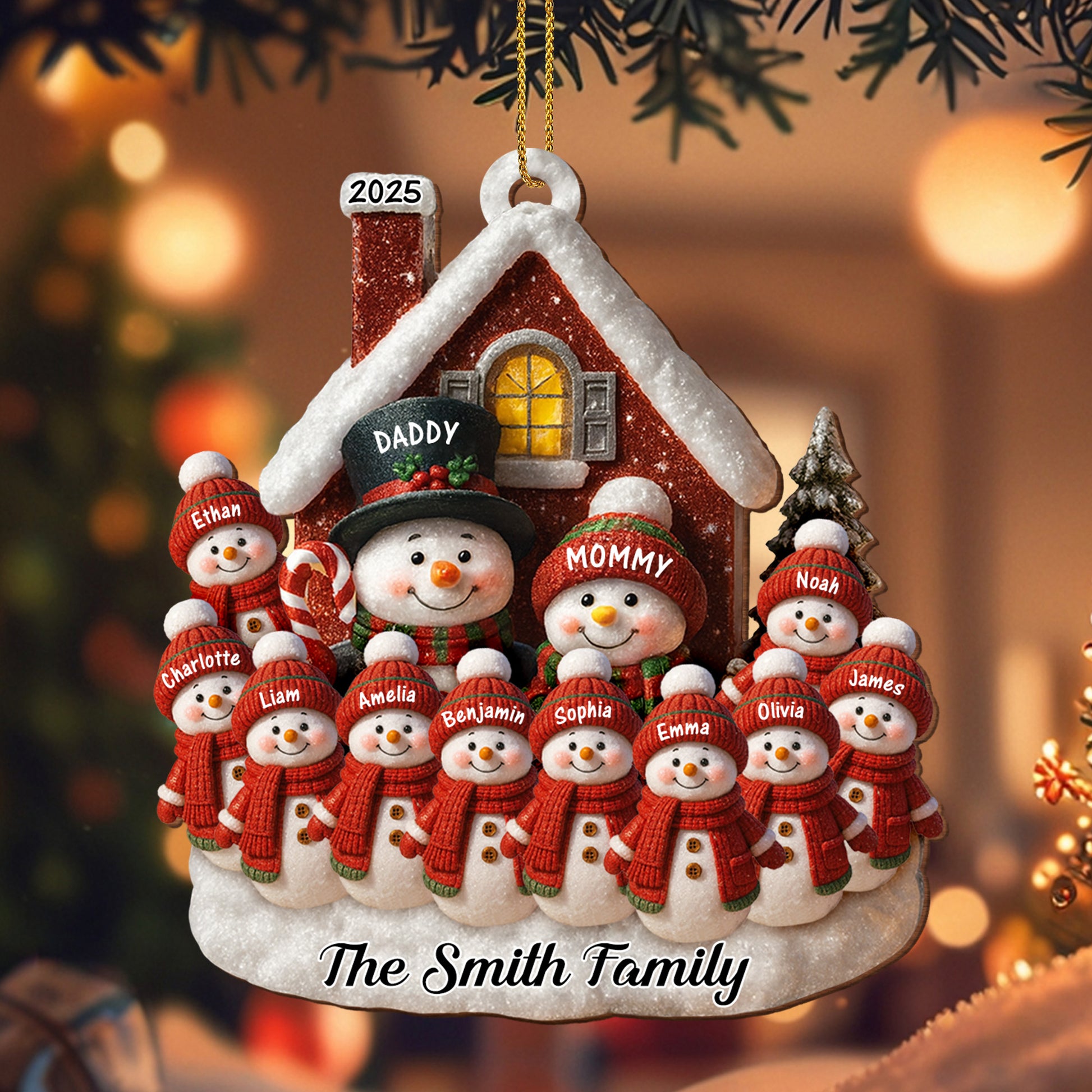 Personalize Your Family's Holiday Spirit With Snowmen