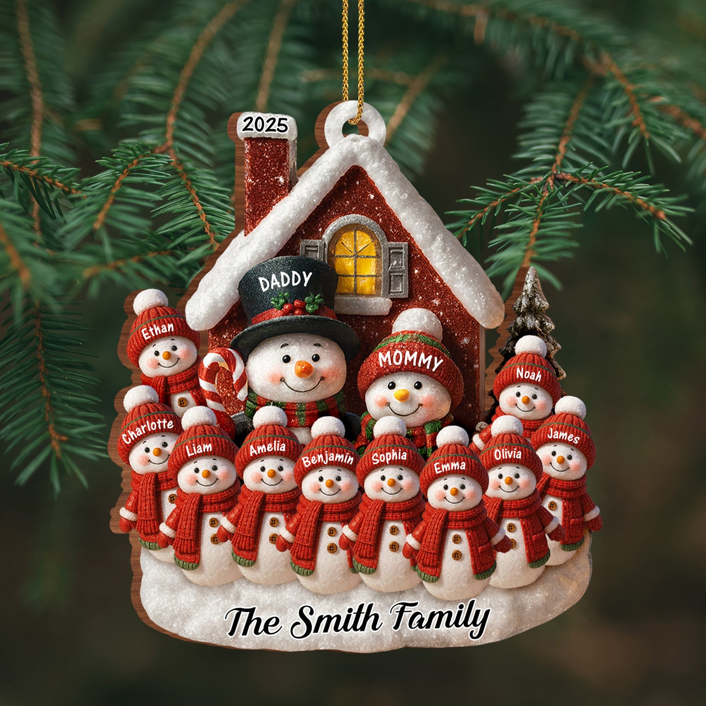 Personalize Your Family's Holiday Spirit With Snowmen