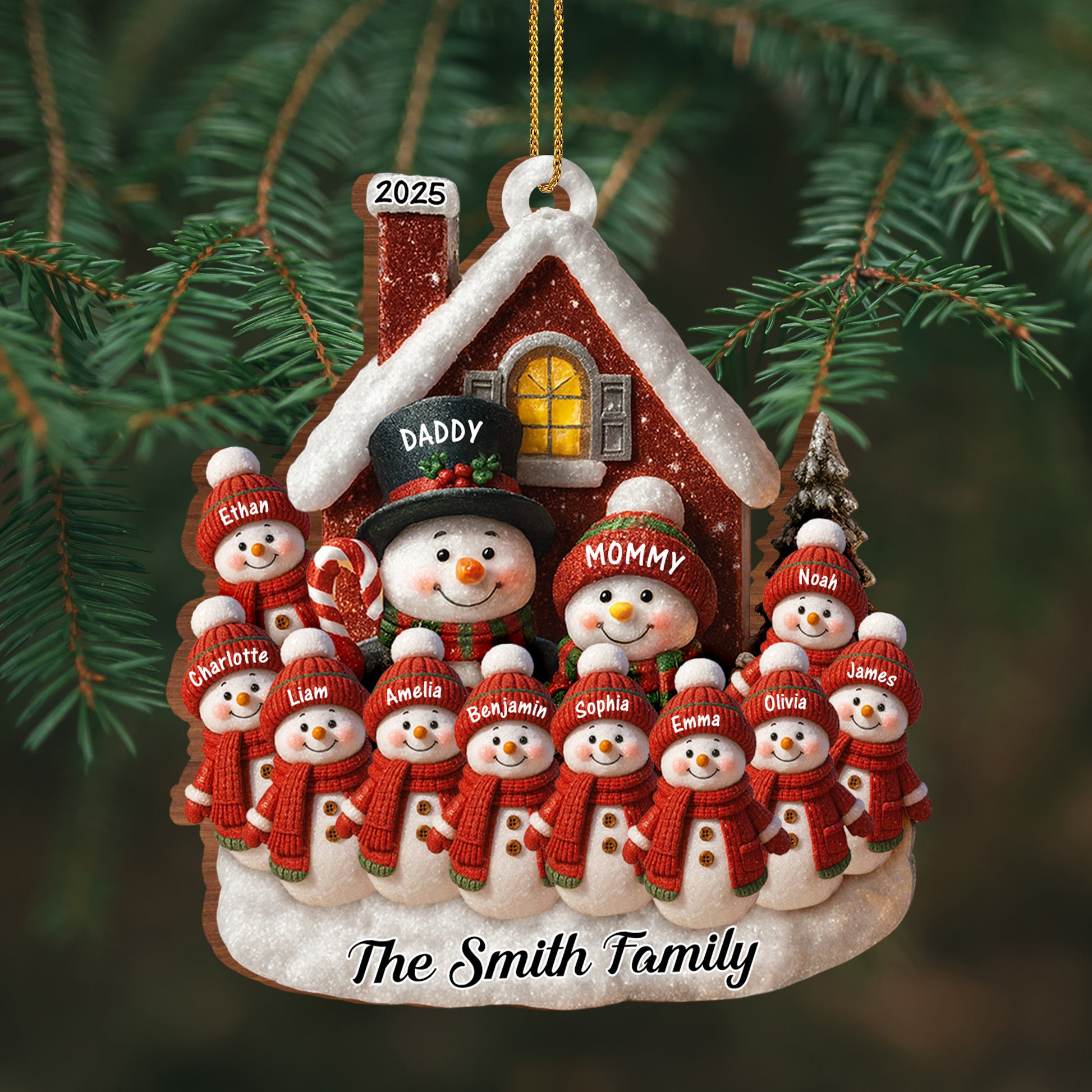 Personalize Your Family's Holiday Spirit With Snowmen