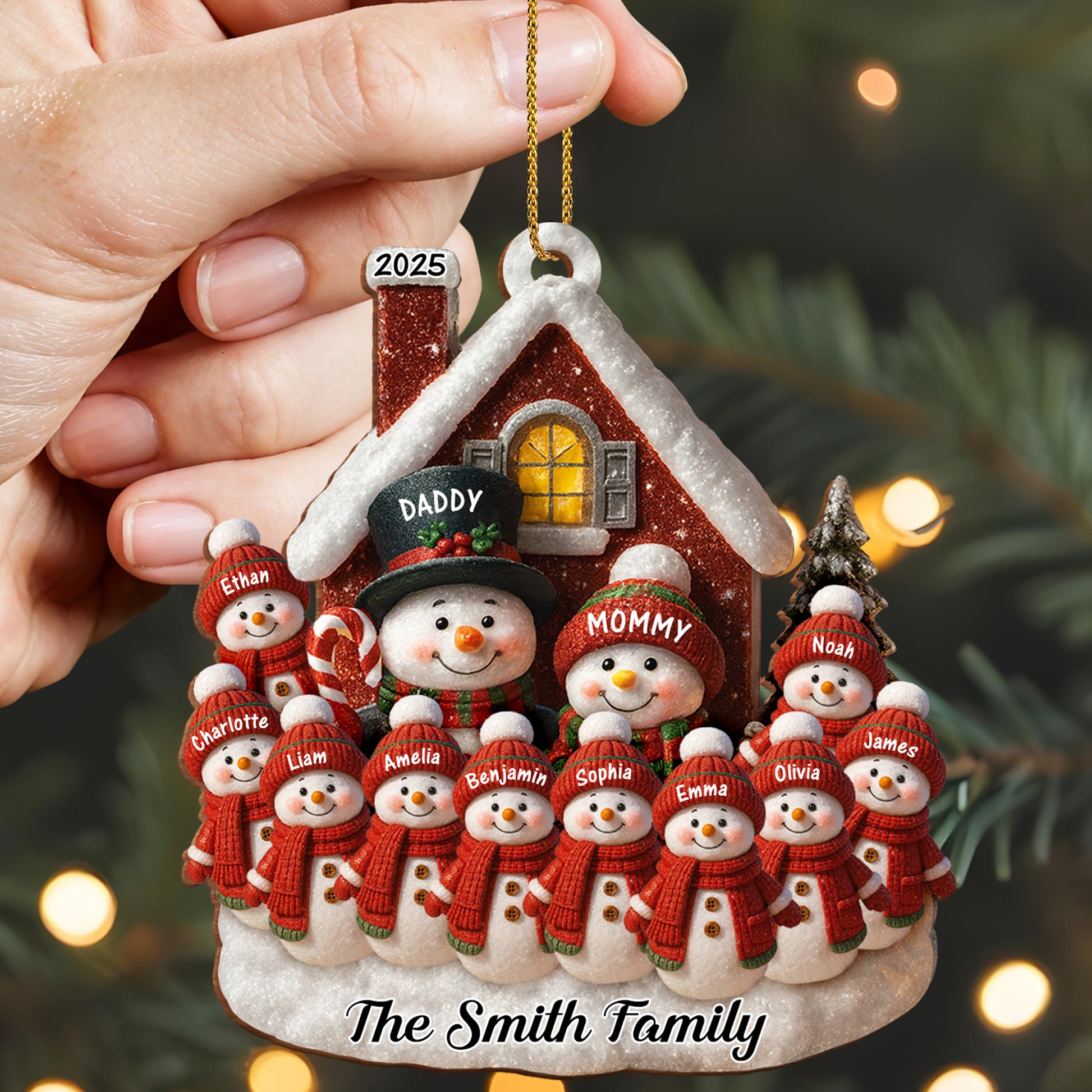 Personalize Your Family's Holiday Spirit With Snowmen