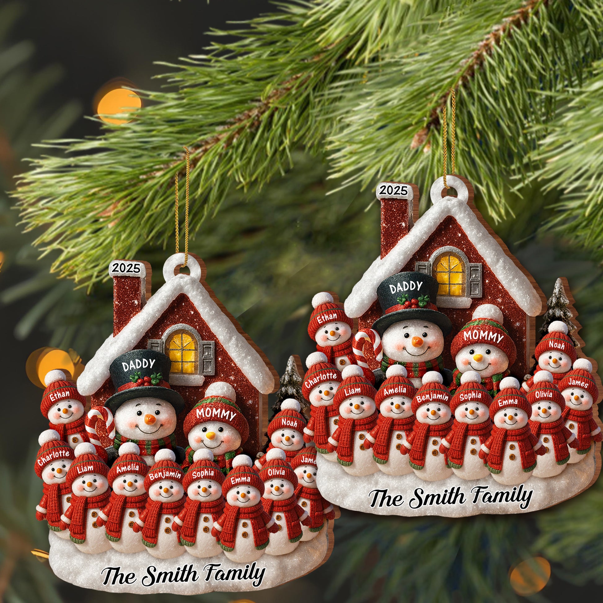 Personalize Your Family's Holiday Spirit With Snowmen