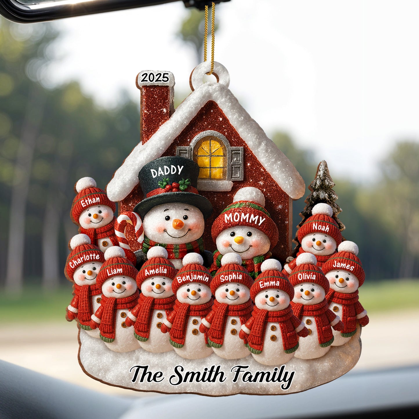 Personalize Your Family's Holiday Spirit With Snowmen