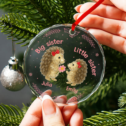 Big Sister Little Sister With Adorable Hedgehogs