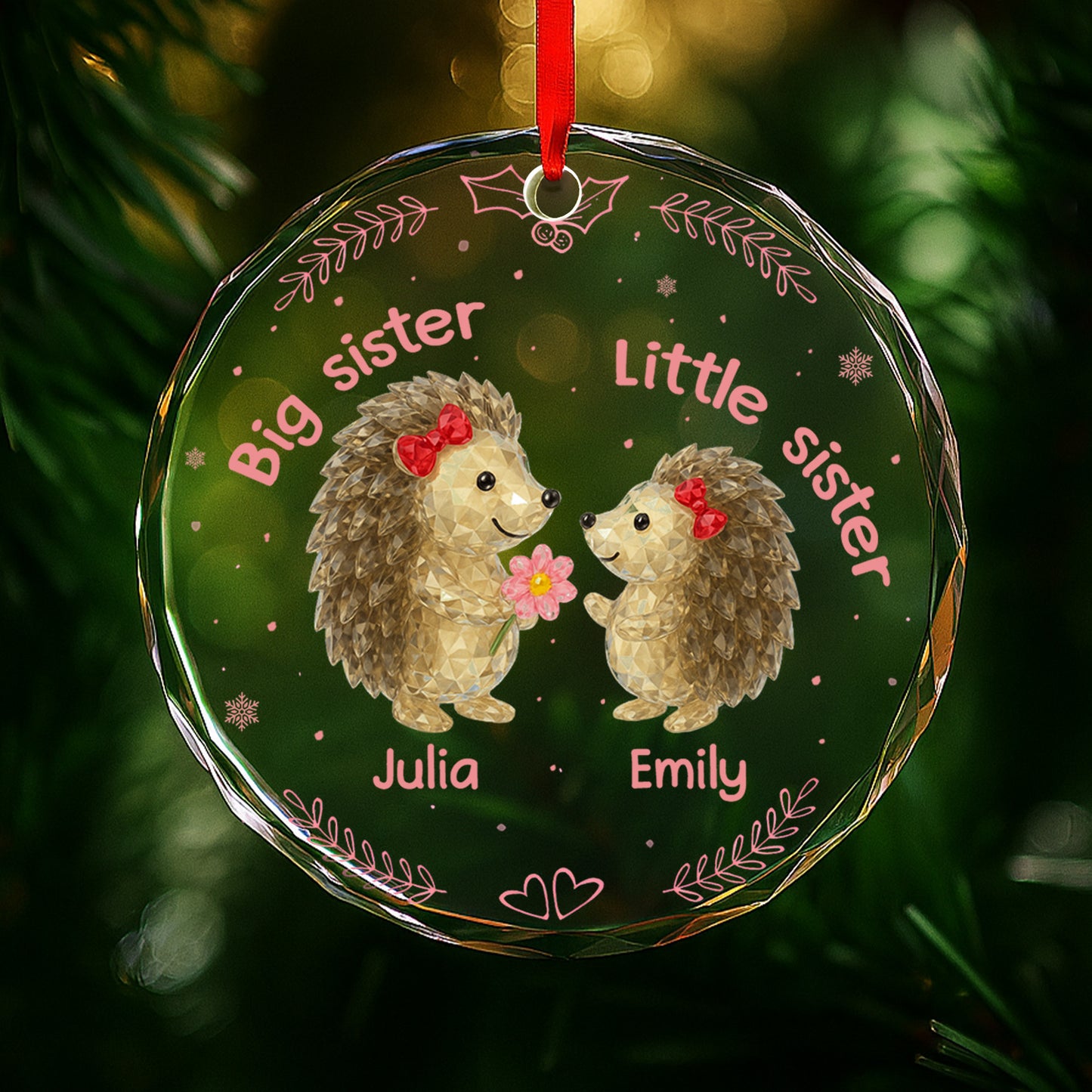 Big Sister Little Sister With Adorable Hedgehogs