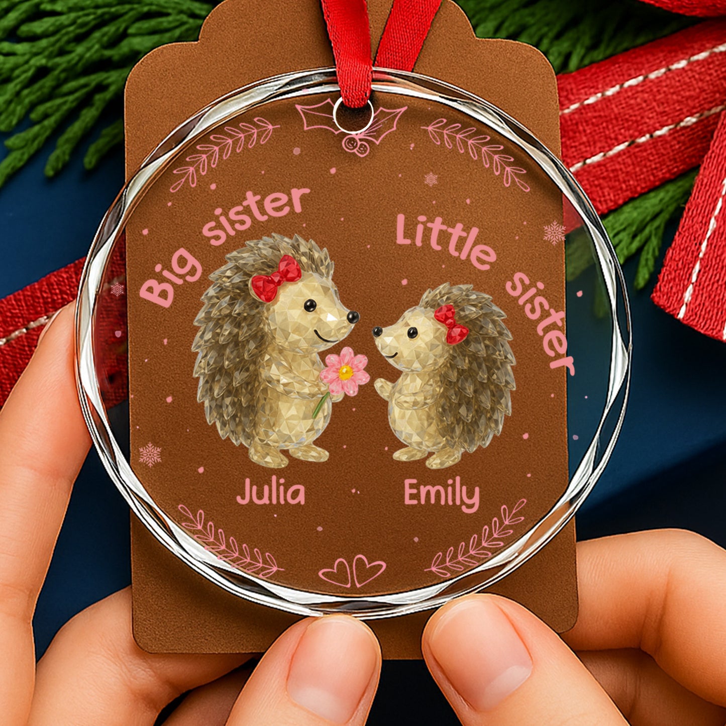 Big Sister Little Sister With Adorable Hedgehogs