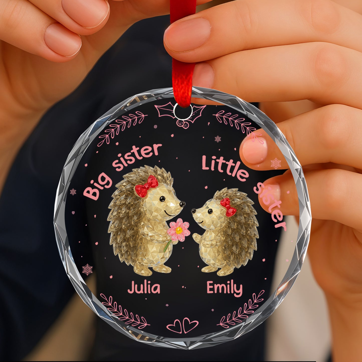 Big Sister Little Sister With Adorable Hedgehogs