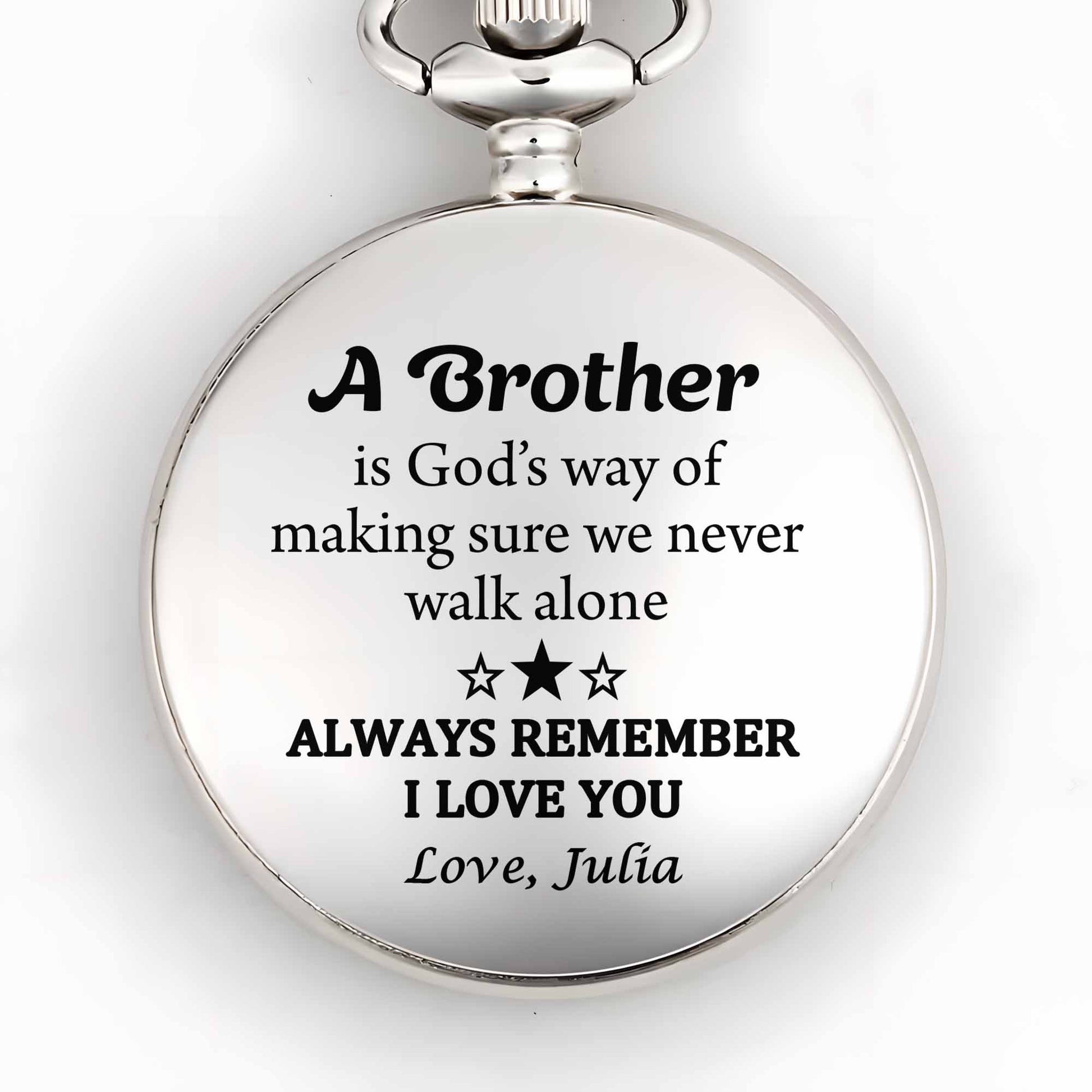 A Brother Is God's Way Of Making Sure We Never Walk Alone