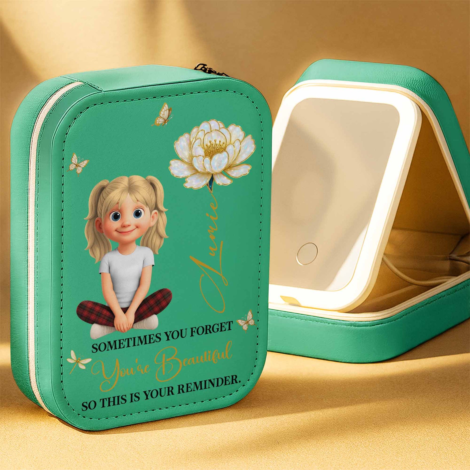 Sometimes You Forget You're Beautiful, Reminder With Girl And Flower