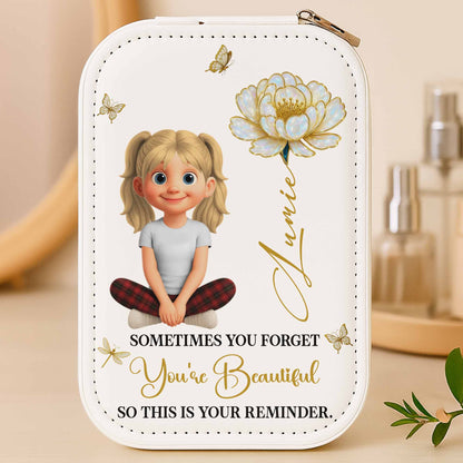 Sometimes You Forget You're Beautiful, Reminder With Girl And Flower